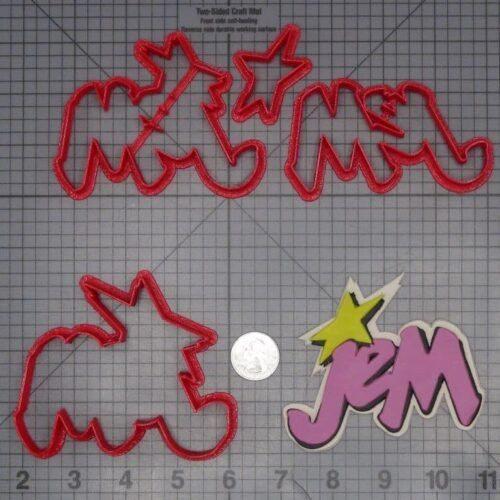Jem Logo 266-J822 Cookie Cutter Set