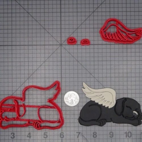 Labrador Retriever with Angel Wings 266-J668 Cookie Cutter Set