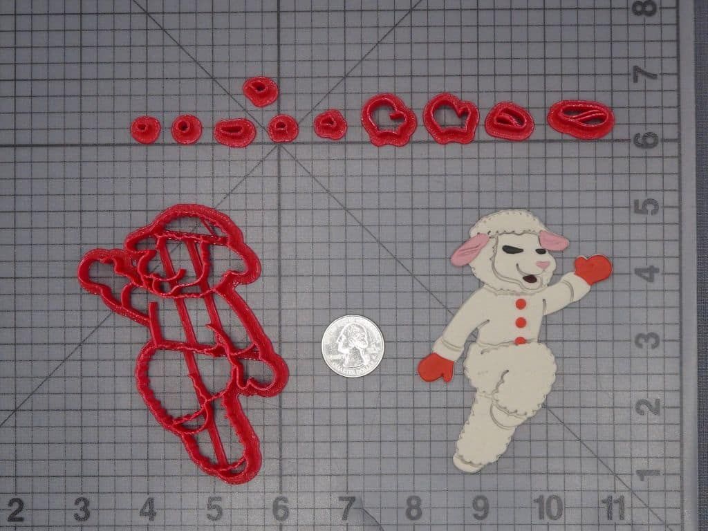 Lambchop Body 266-J926 Cookie Cutter Set