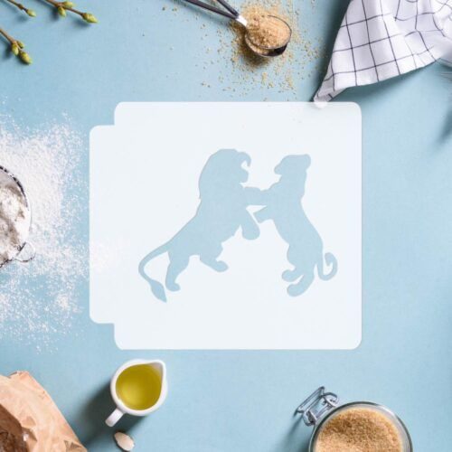 The Lion King - Nala and Simba 783-I234 Stencil