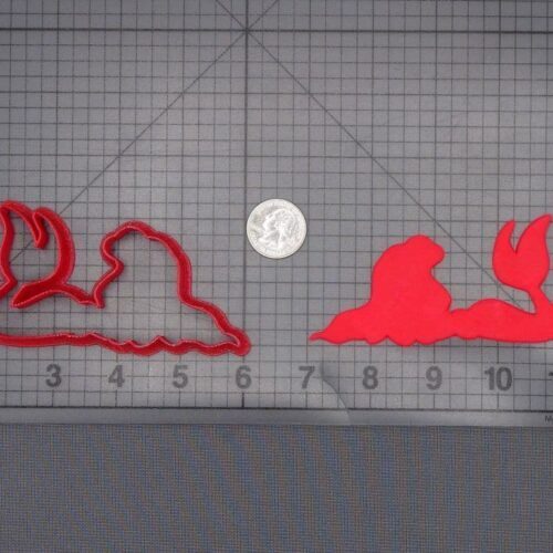 Little Mermaid - Ariel Body 266-J748 Cookie Cutter Silhouette