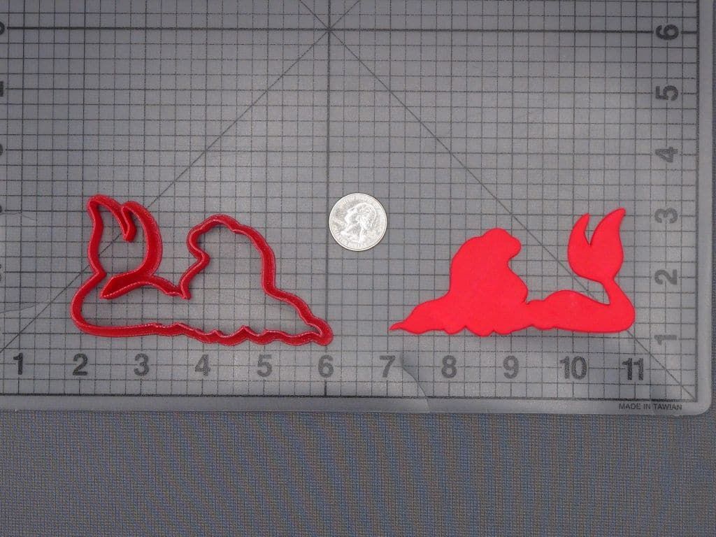 Little Mermaid - Ariel Body 266-J748 Cookie Cutter Silhouette