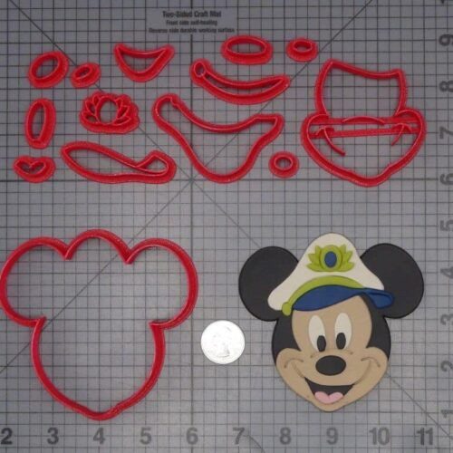 Mickey Mouse Cruise Captain 266-J792 Cookie Cutter Set