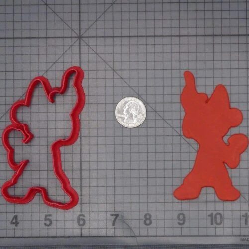 Mickey Mouse Sorcerer 266-J992 Cookie Cutter Silhouette