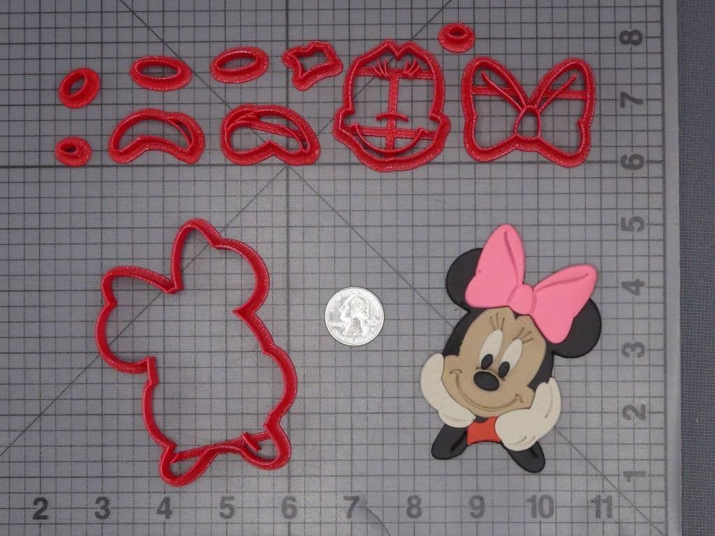 Minnie Mouse 266-K086 Cookie Cutter Set