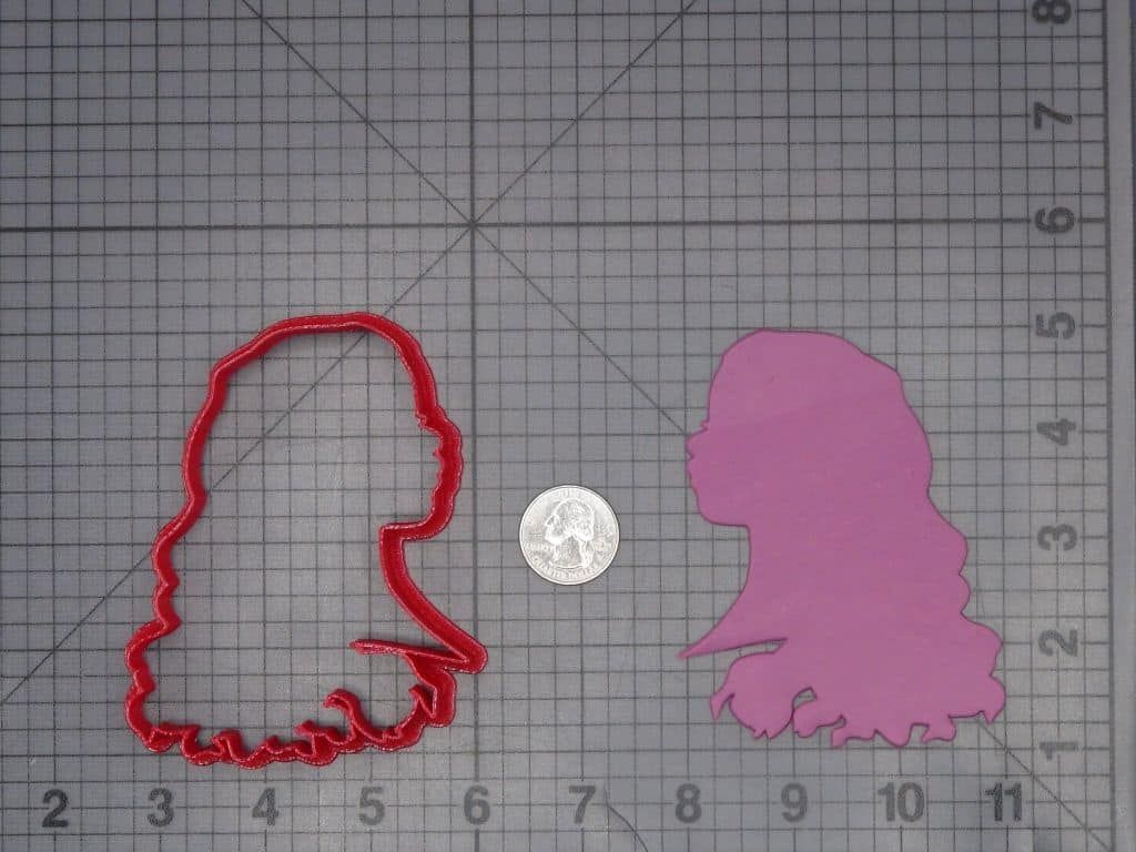 Moana Head 266-J677 Cookie Cutter Silhouette