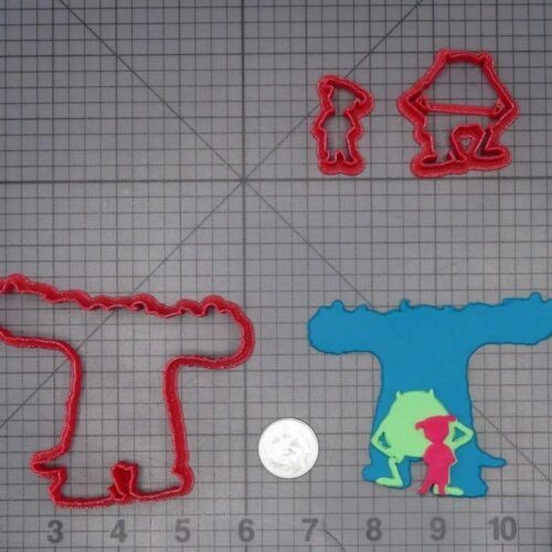 Monsters Inc Gang 266-J793 Cookie Cutter Set