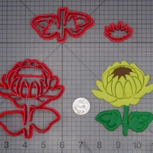 Mum Flower 266-J837 Cookie Cutter Set