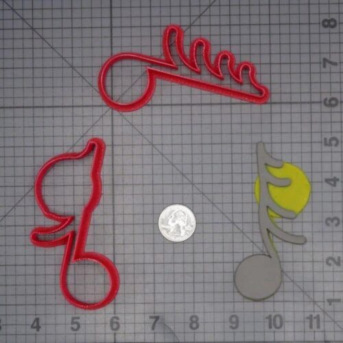 Music Note 266-J771 Cookie Cutter Set