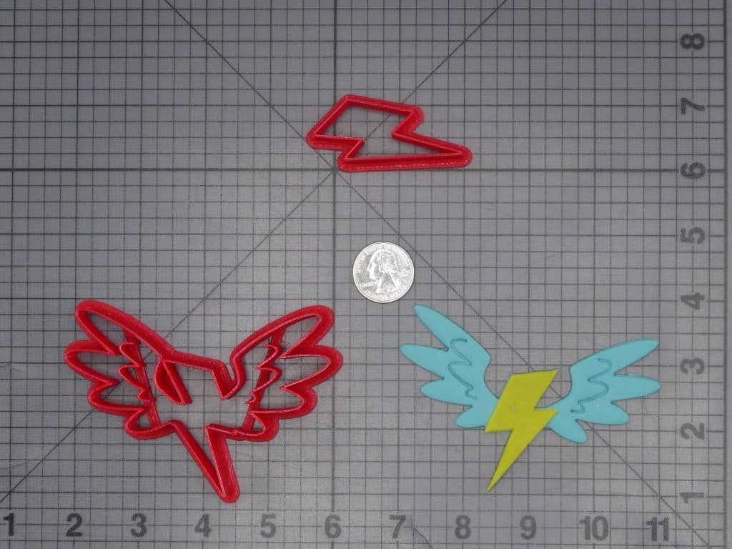 My Little Pony - Lightning Bolt Mark 266-J966 Cookie Cutter Set