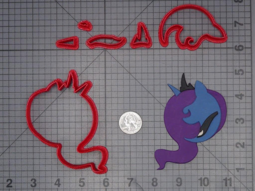 My Little Pony - Princess Luna Head 266-J927 Cookie Cutter Set