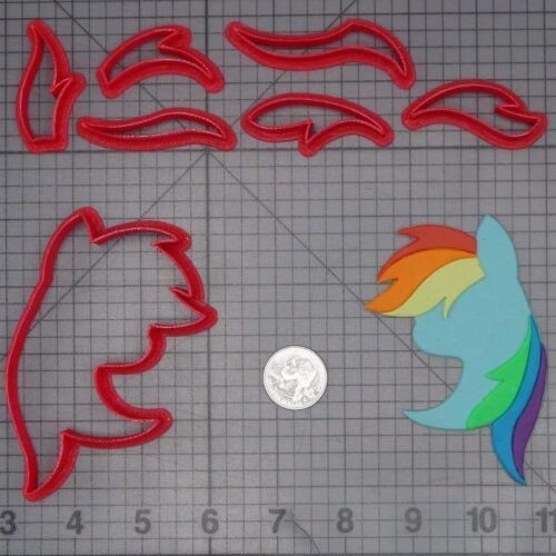 My Little Pony - Rainbow Dash 266-J829 Cookie Cutter Set