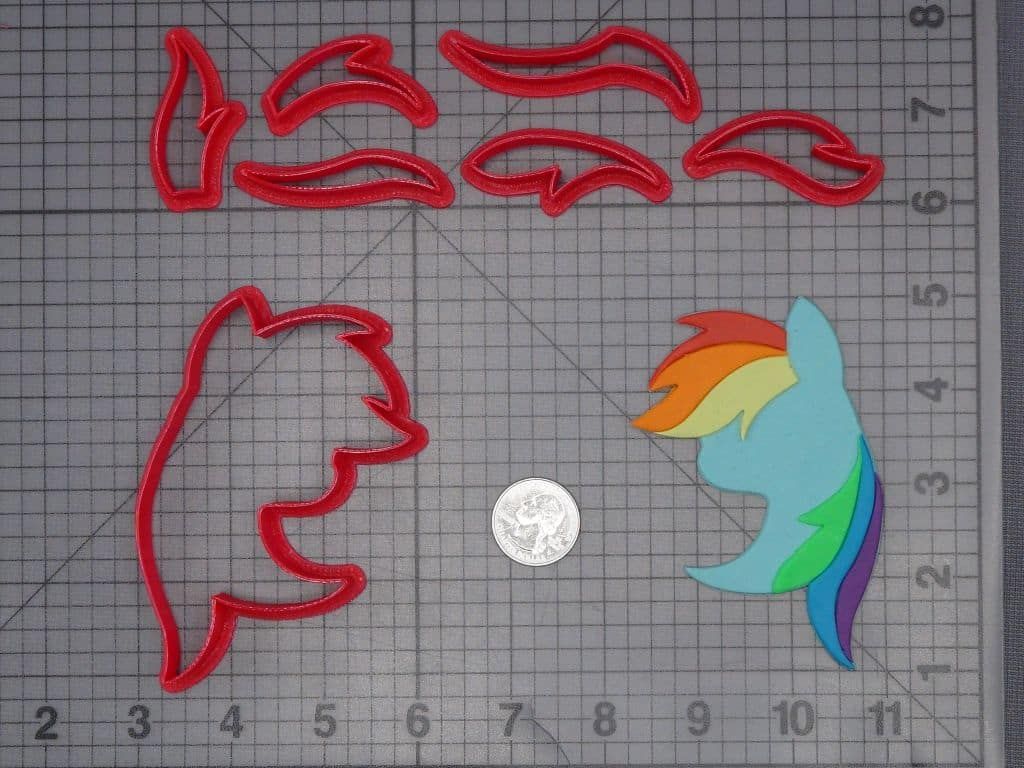 My Little Pony - Rainbow Dash 266-J829 Cookie Cutter Set