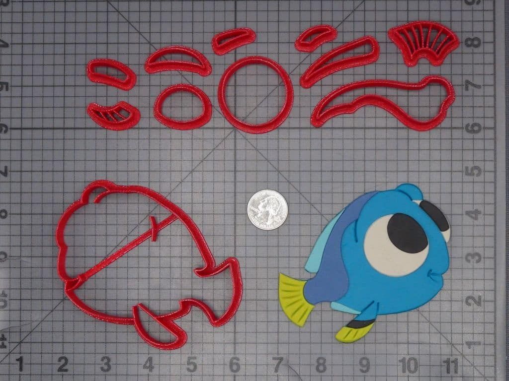 Nemo - Dory Baby 266-J898 Cookie Cutter Set
