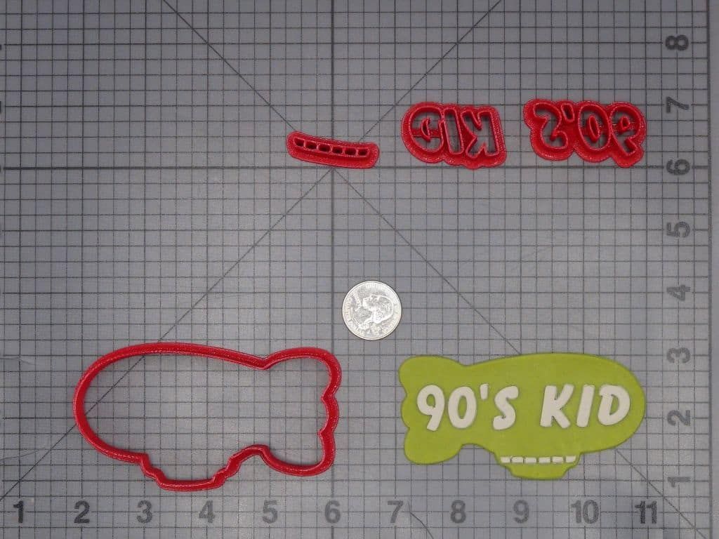 Nickelodeon - 90s Kids 266-J862 Cookie Cutter Set