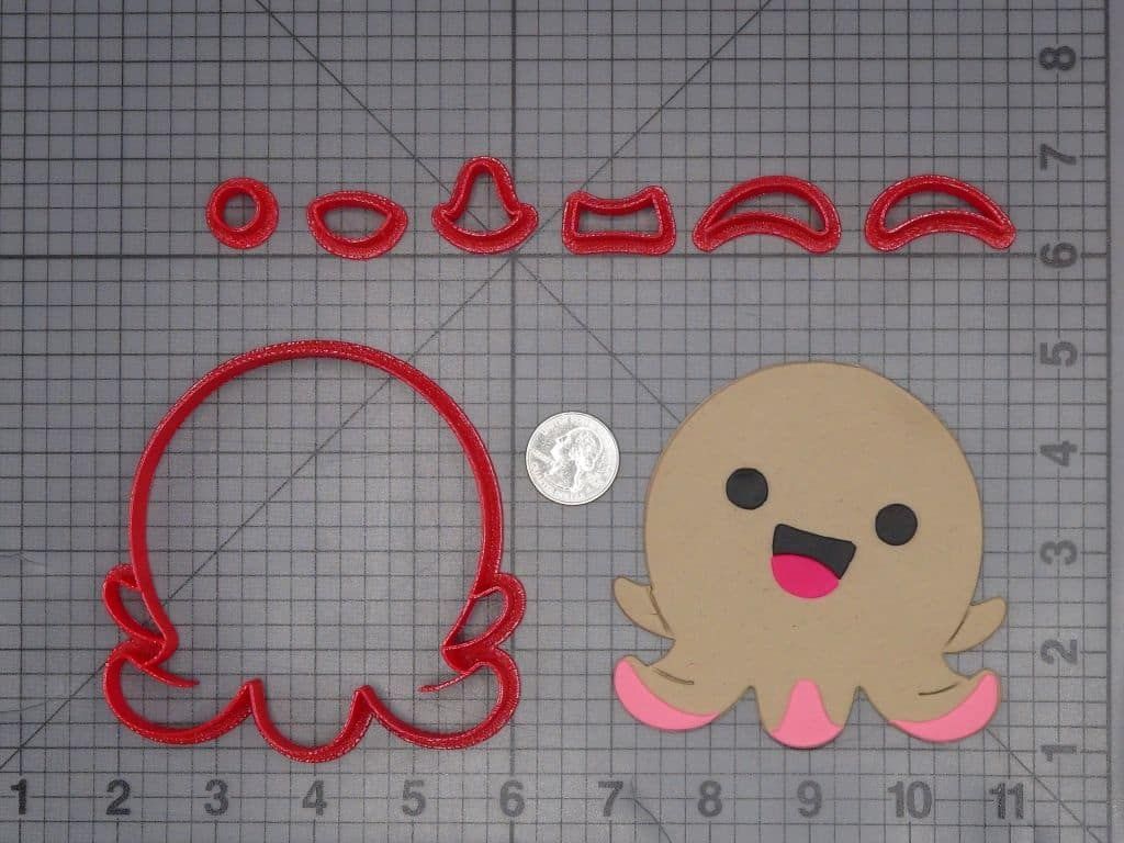 Octopus 266-J763 Cookie Cutter Set