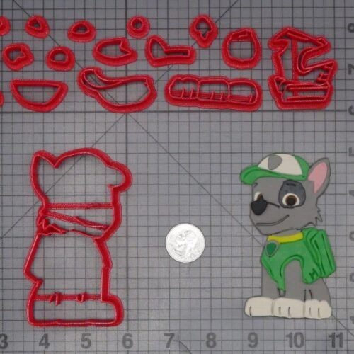 Paw Patrol - Rocky Body 266-J230 Cookie Cutter Set