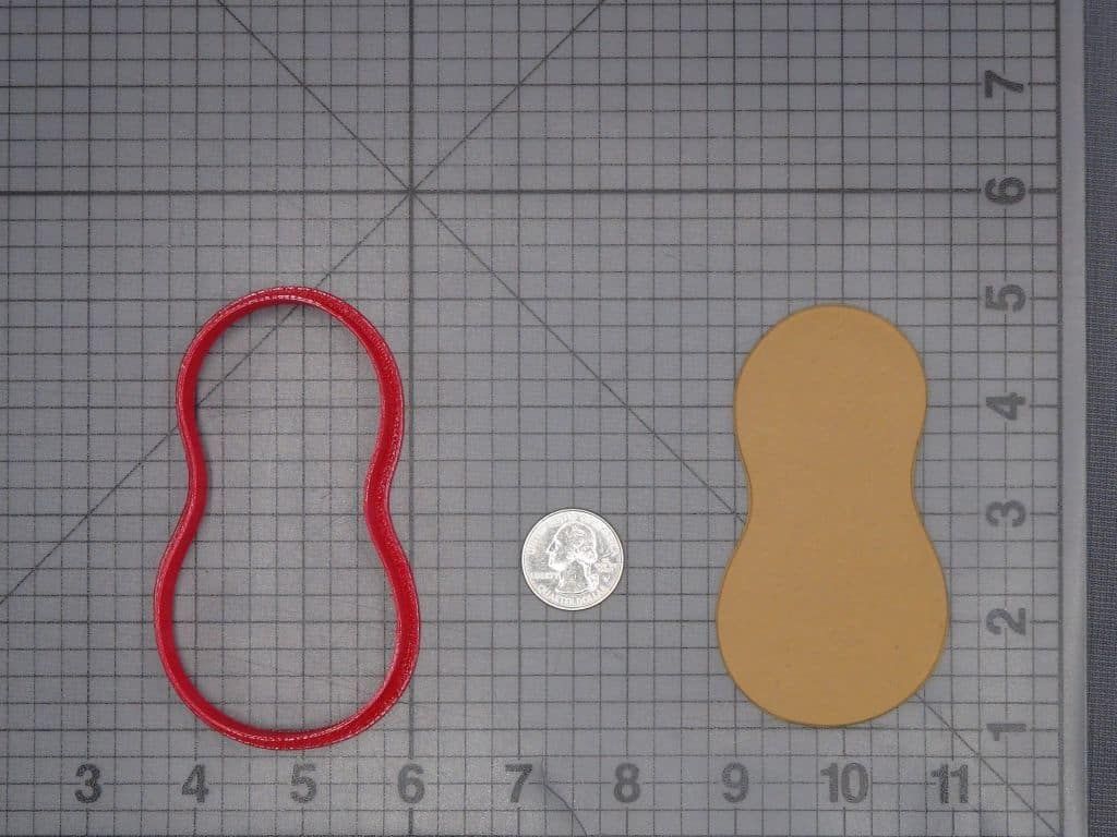 Peanut 266-J739 Cookie Cutter Silhouette