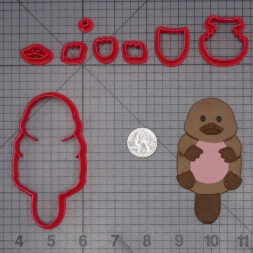 Platypus Body 266-J807 Cookie Cutter Set