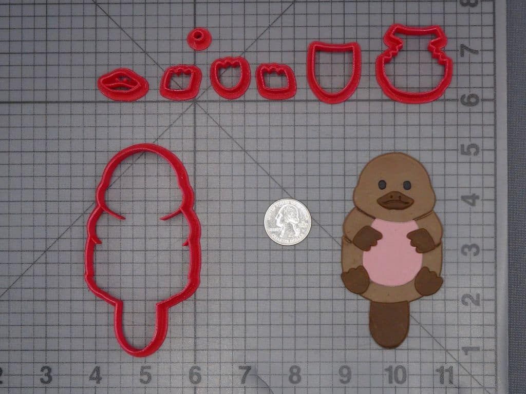 Platypus Body 266-J807 Cookie Cutter Set