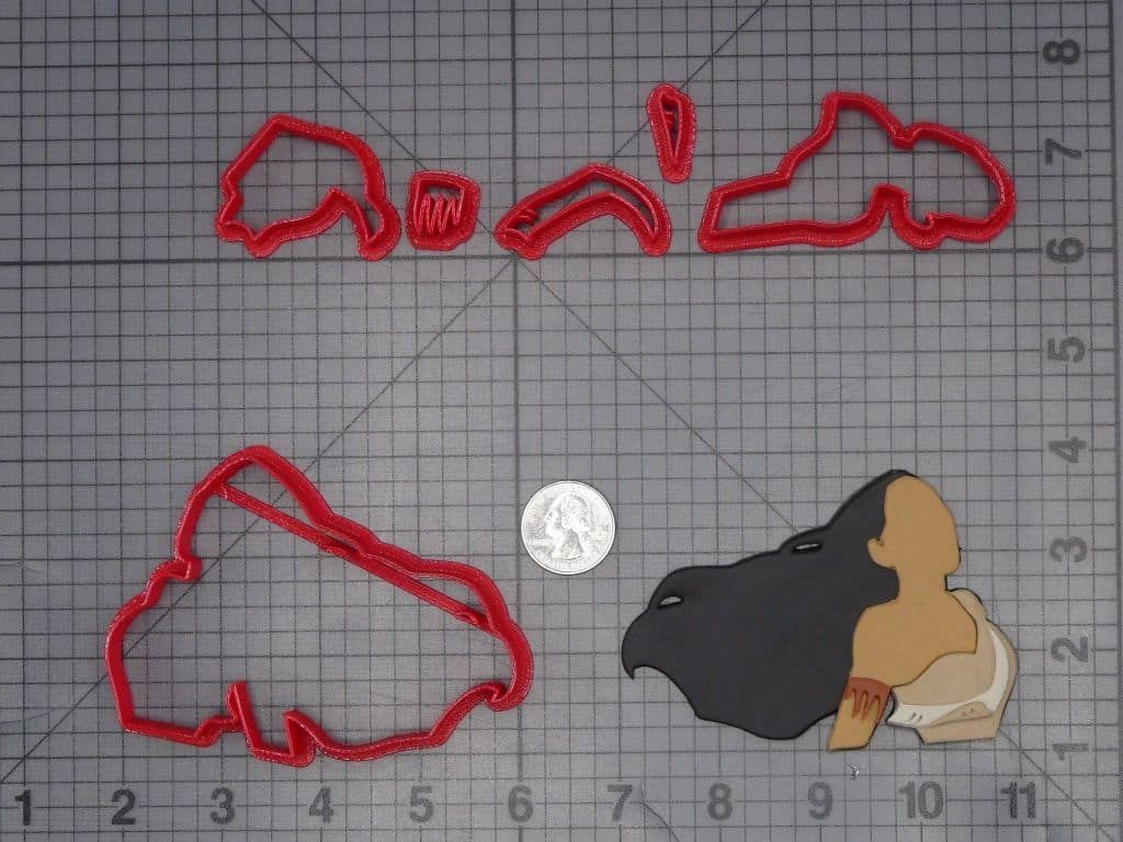Pocahontas 266-J928 Cookie Cutter Set
