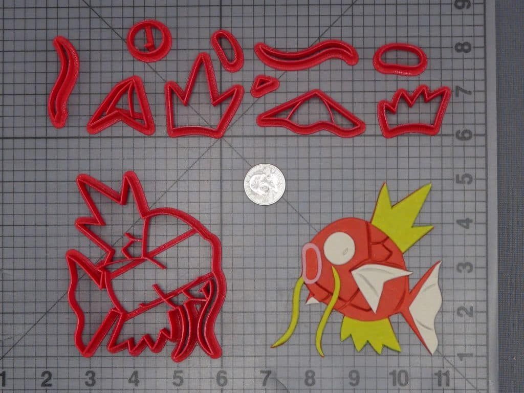 Pokemon - Magikarp Fish 266-J929 Cookie Cutter Set