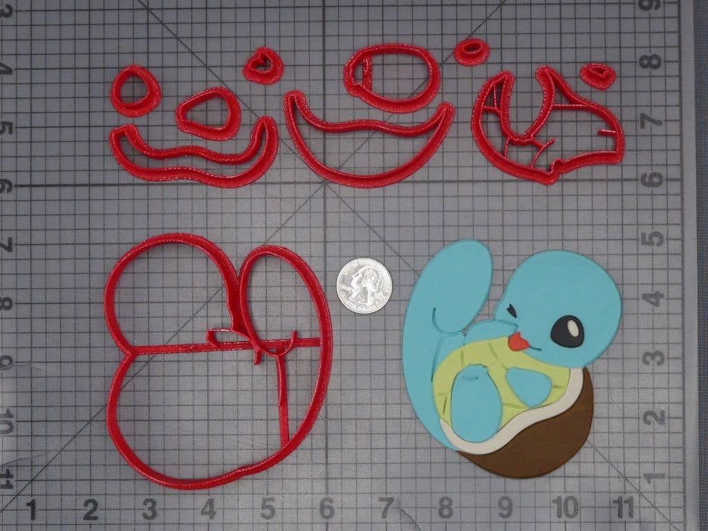 Pokemon - Squirtle 266-J967 Cookie Cutter Set