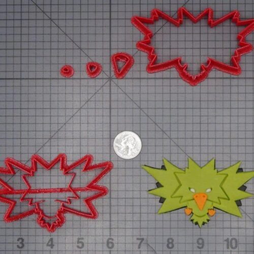 Pokemon - Zapdos Body 266-J795 Cookie Cutter Set