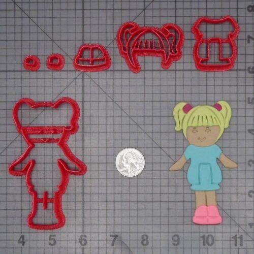 Polly Pocket - Doll 266-J857 Cookie Cutter Set