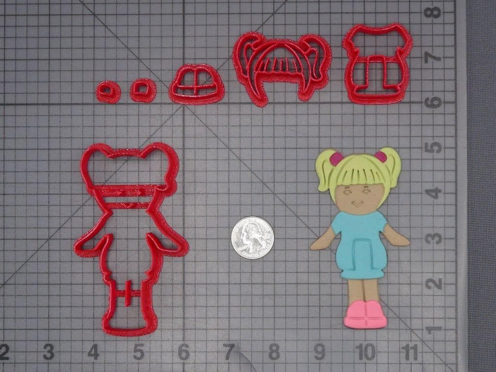 Polly Pocket - Doll 266-J857 Cookie Cutter Set