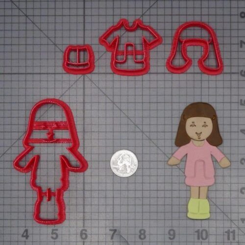 Polly Pocket - Doll 266-J994 Cookie Cutter Set