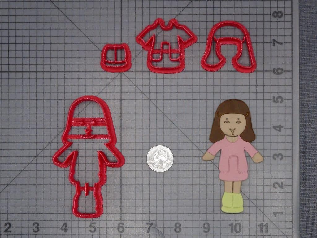 Polly Pocket - Doll 266-J994 Cookie Cutter Set