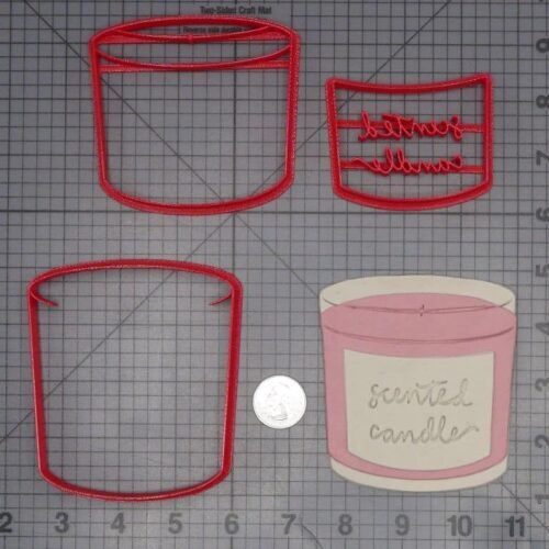 Scented Candle 266-J697 Cookie Cutter Set