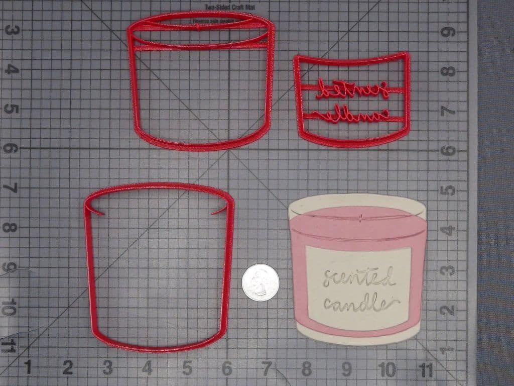 Scented Candle 266-J697 Cookie Cutter Set