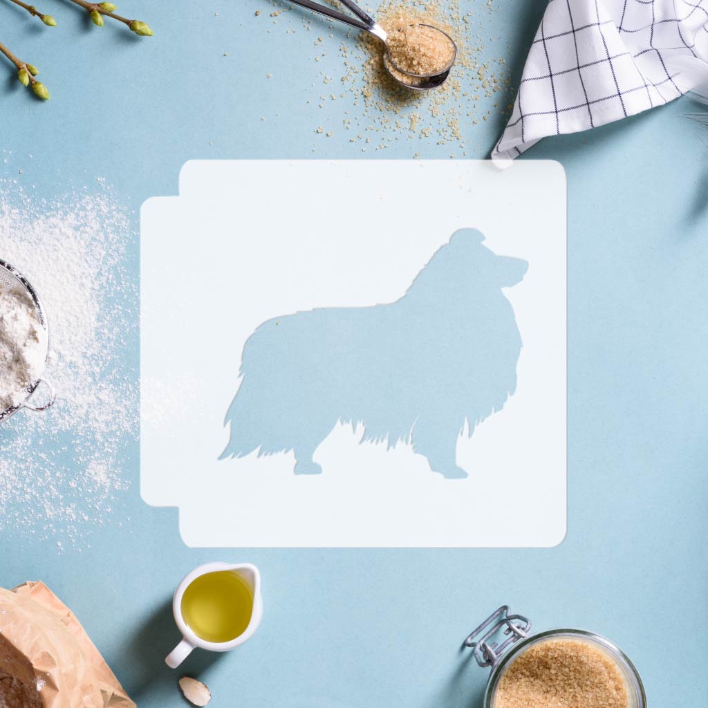 Shetland Sheepdog 783-I203 Stencil Silhouette