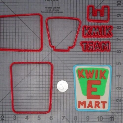 Simpsons - Kwik E Mart Logo 266-J754 Cookie Cutter Set