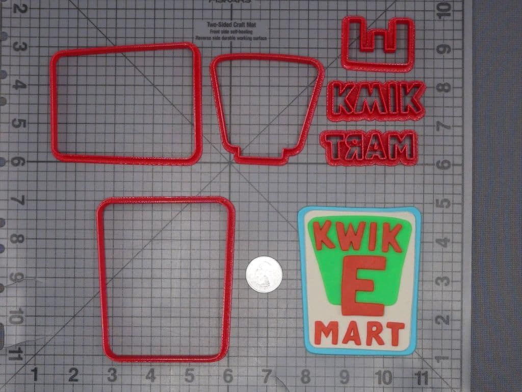 Simpsons - Kwik E Mart Logo 266-J754 Cookie Cutter Set