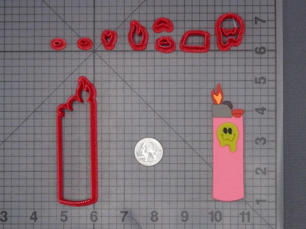 Smiley Lighter 266-J878 Cookie Cutter Set