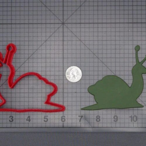 Snail 266-J845 Cookie Cutter Silhouette