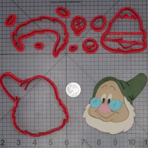Snow White and the Seven Dwarfs - Doc Head 266-J970 Cookie Cutter Set