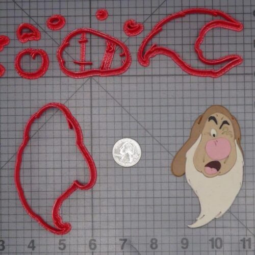 Snow White and the Seven Dwarfs - Sneezy Head 266-J933 Cookie Cutter Set