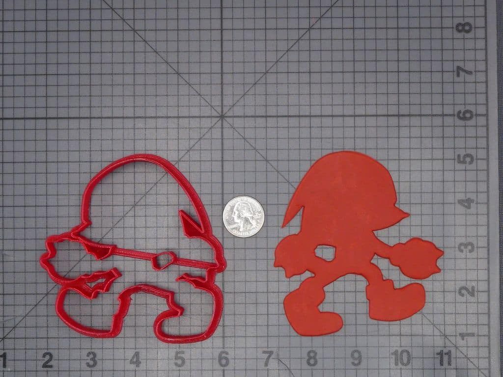 Sonic the Hedgehog - Knuckles Body 266-J887 Cookie Cutter