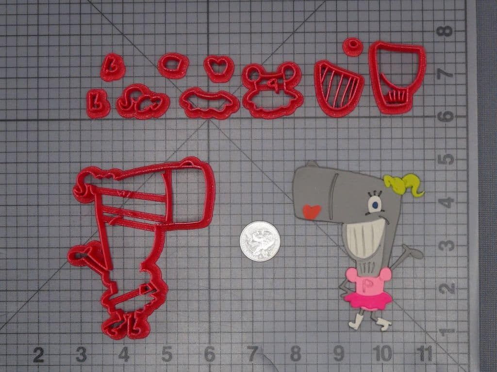 Spongebob Squarepants - Pearl Body 266-J963 Cookie Cutter Set