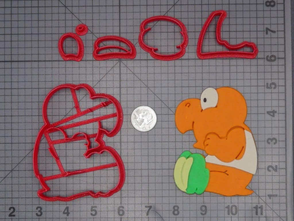 Super Mario - Koopa Out of Shell 266-K042 Cookie Cutter Set