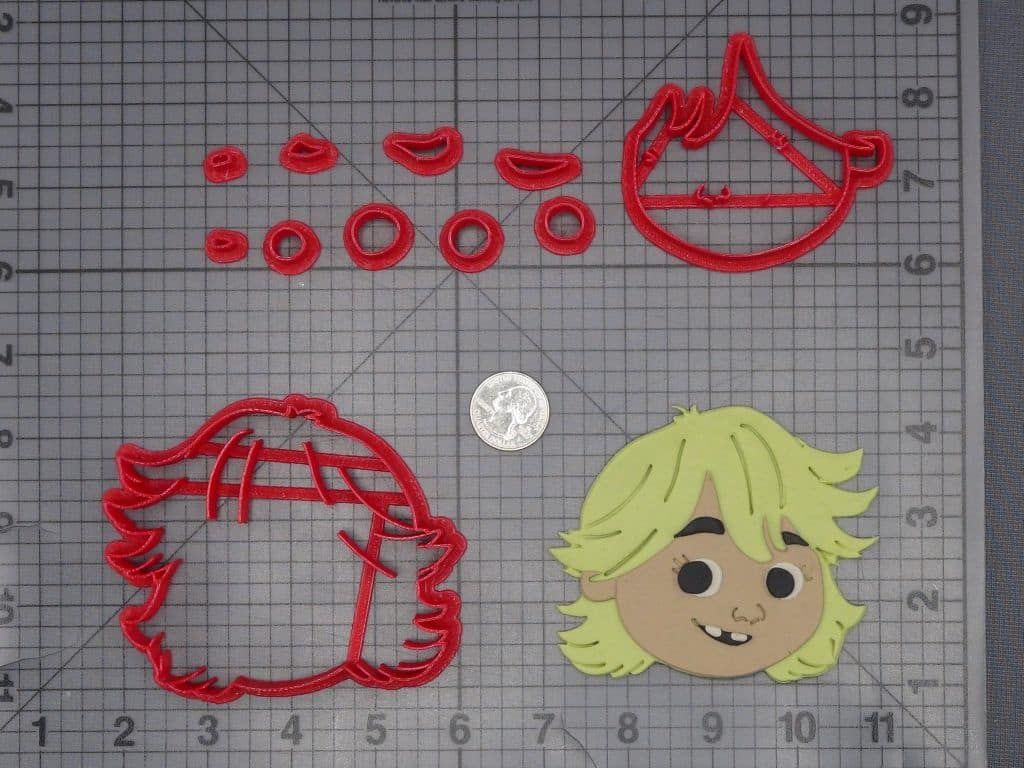 Trash Truck - Donny Head 266-J859 Cookie Cutter Set