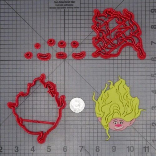 Trolls - Viva Head 266-K106 Cookie Cutter Set