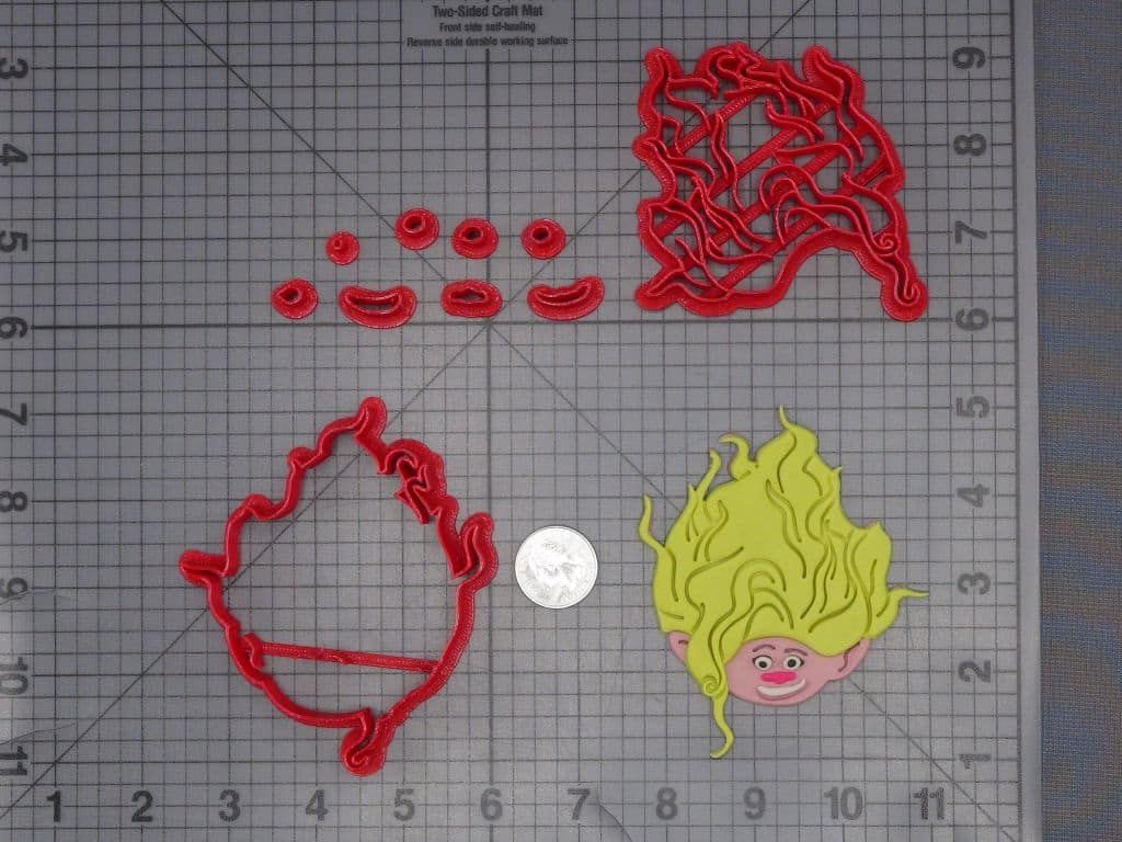 Trolls - Viva Head 266-K106 Cookie Cutter Set
