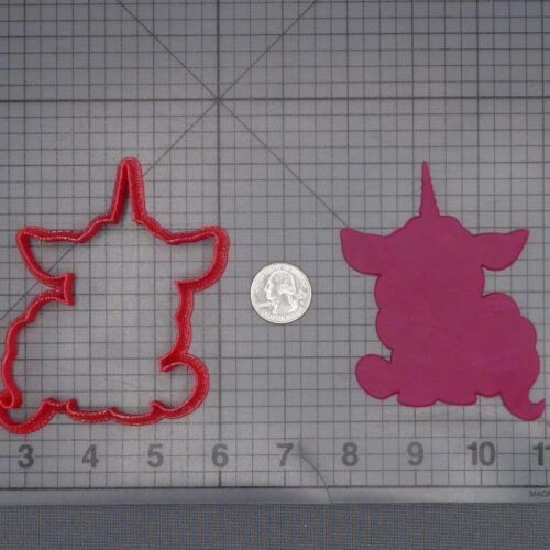 Unicorn Body 266-J599 Cookie Cutter Silhouette