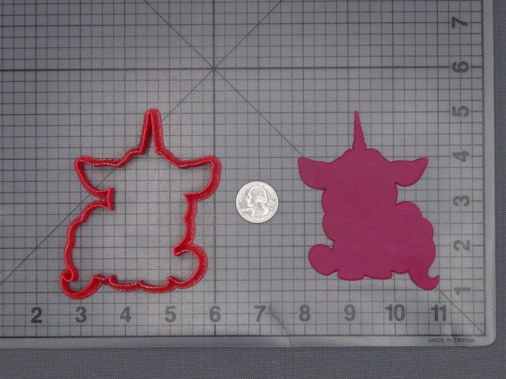 Unicorn Body 266-J599 Cookie Cutter Silhouette
