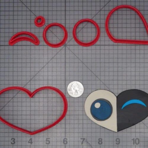 Wall E Heart 266-J961 Cookie Cutter Set